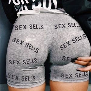 Sex sell biker shorts